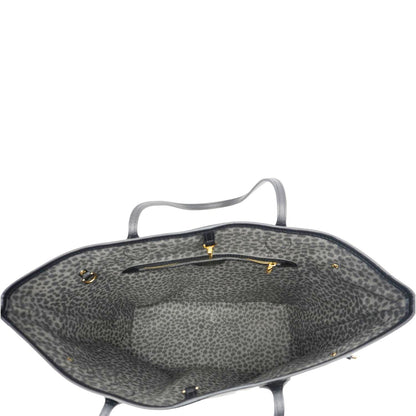 LOUIS VUITTON Neverfull MM Wild At Heart Monogram Empriente Tote Bag Black
