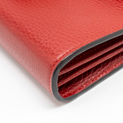 Gucci Dionysus Wallet On Chain Calfskin Red Multicolour Hardware