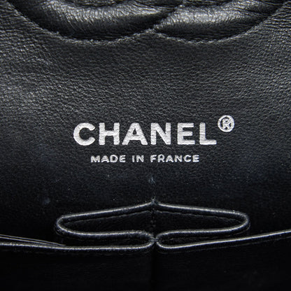Chanel Patent Leather Medium Classic Double Flap bag Black
