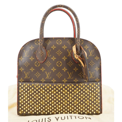 LOUIS VUITTON x Christian Louboutin Monogram Canvas Iconoclast Tote Bag Brown