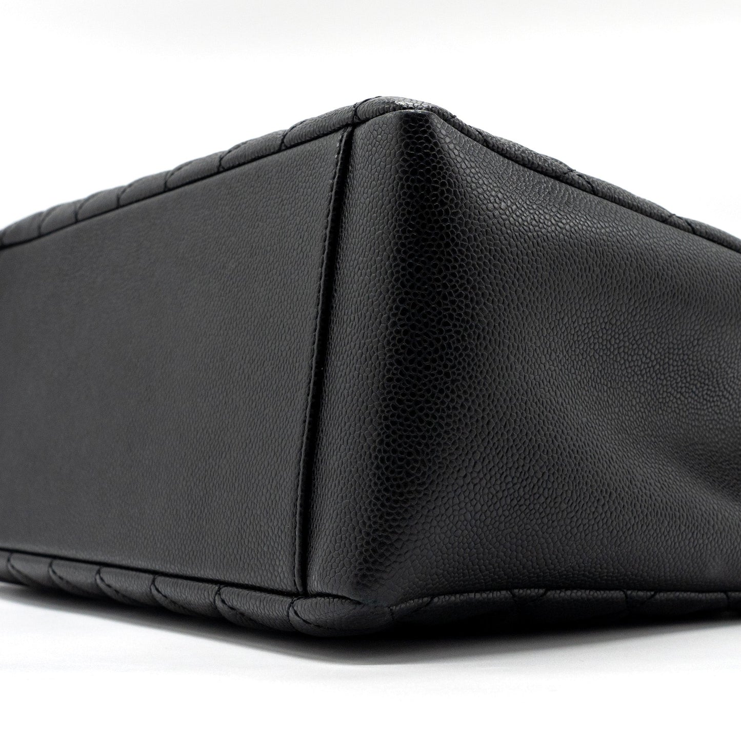 Chanel grand shopping tote bag caviar black