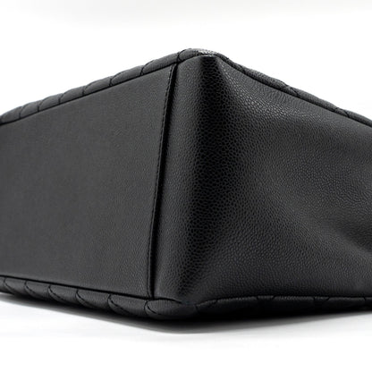 Chanel grand shopping tote bag caviar black