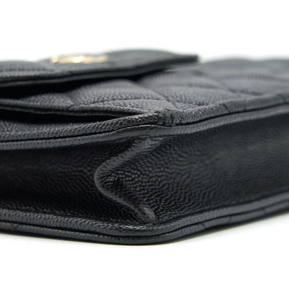 Chanel Mini Crossbody Bag Caviar Black