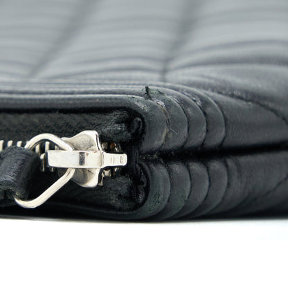 Chanel Boy Clutch Lambskin Black