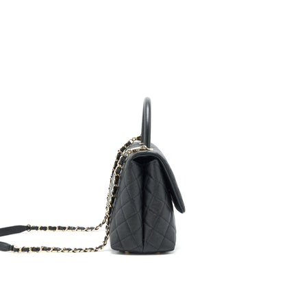 Chanel Medium Coco Handle Caviar Black L