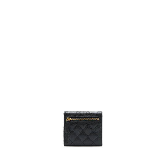 Chanel Small flap Wallet Caviar Black