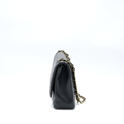Chanel Maxi Single Flap Bag Lambskin Black