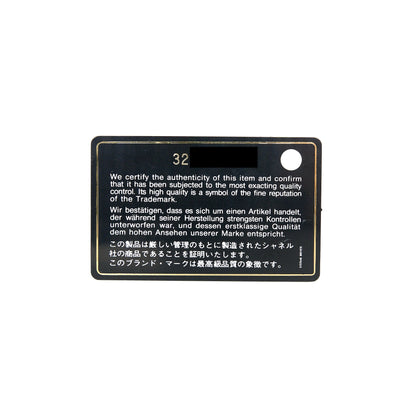 Chanel 22s Letter Top Handle Long Vanity Caviar Blue