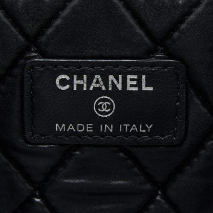 Chanel Boy Clutch Lambskin Black