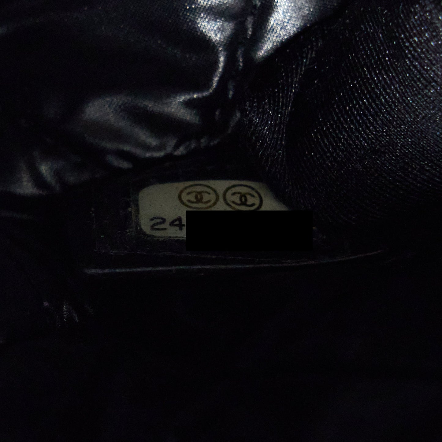 Chanel Boy Clutch Lambskin Black