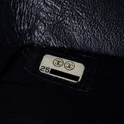Chanel mini rectangular flap bag chevron lambskin navy