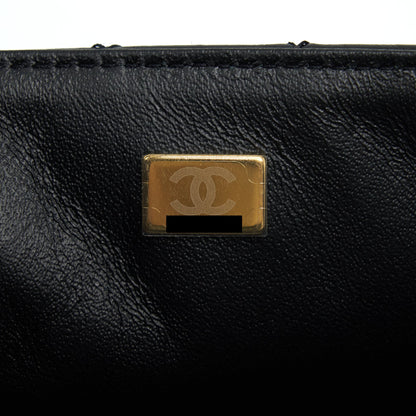 Chanel Mini 2.55 Reissue Flap Bag Aged Calfskin Black Brushed