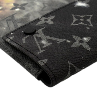 LOUIS VUITTON Galaxy Pochette Monogram Canvas Pouch Grey