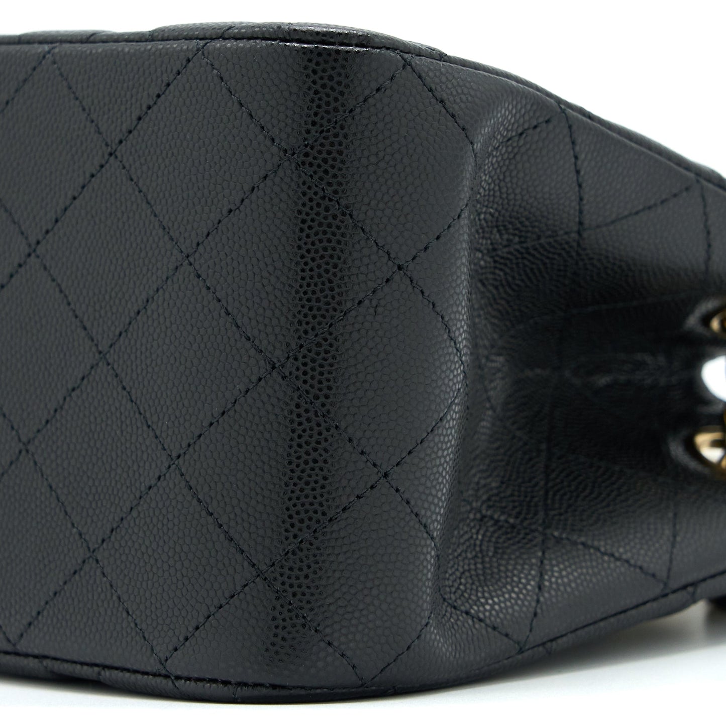 Chanel Mini Bucket Tote Bag Caviar Black L (Microchip)