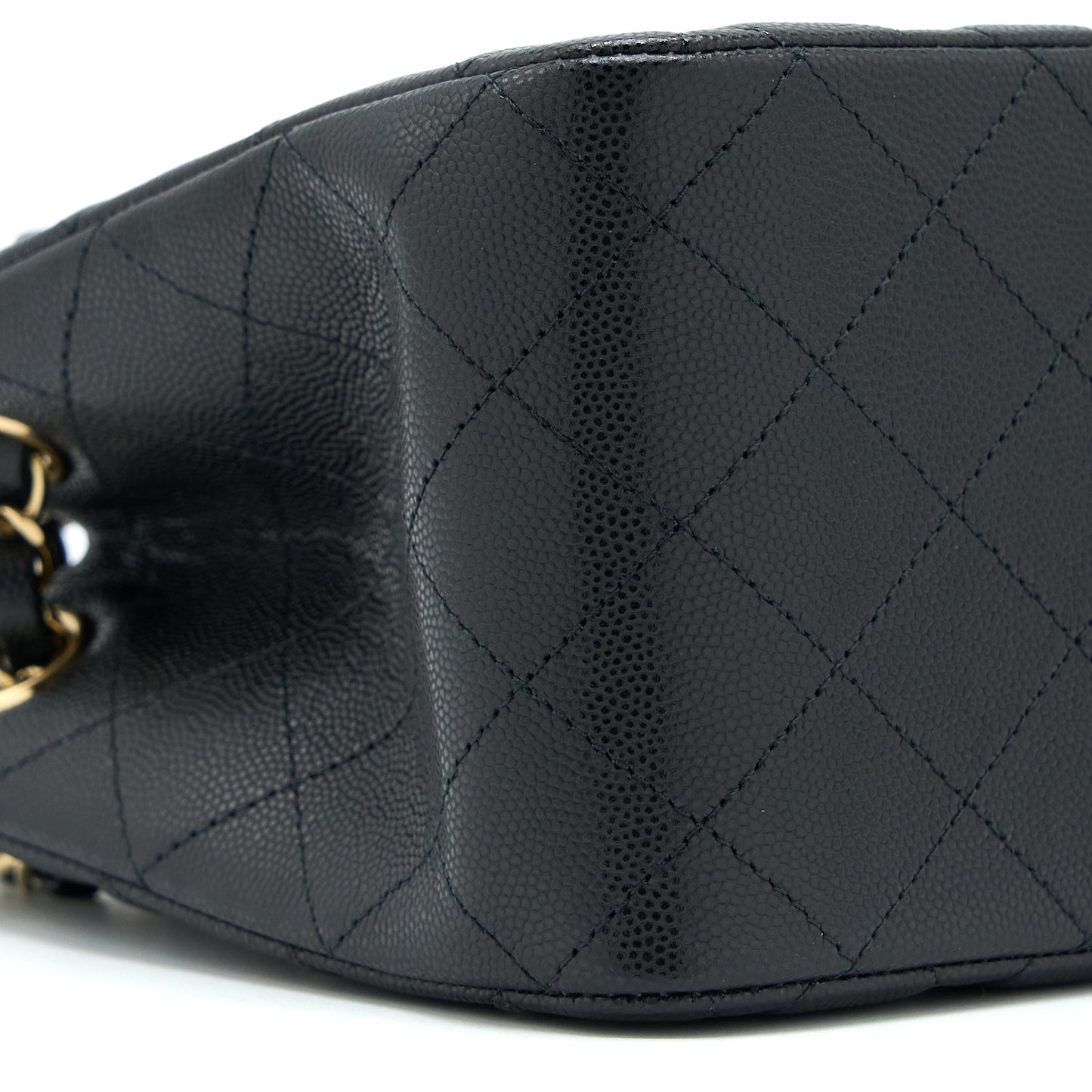 Chanel Mini Bucket Tote Bag Caviar Black L (Microchip)