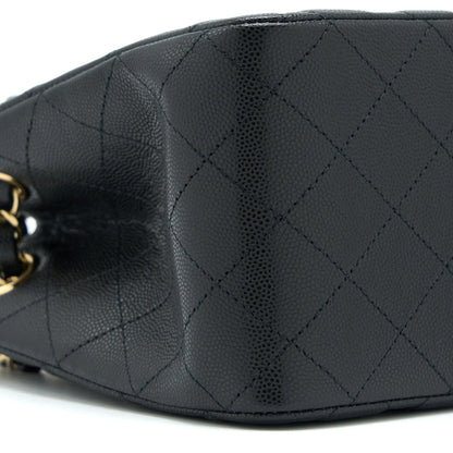 Chanel Mini Bucket Tote Bag Caviar Black L (Microchip)
