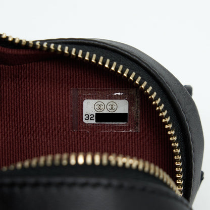 Chanel 22S Heart Belt Bag Lambskin Black L