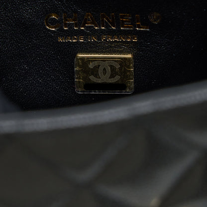 Chanel Mini Bucket Tote Bag Caviar Black L (Microchip)