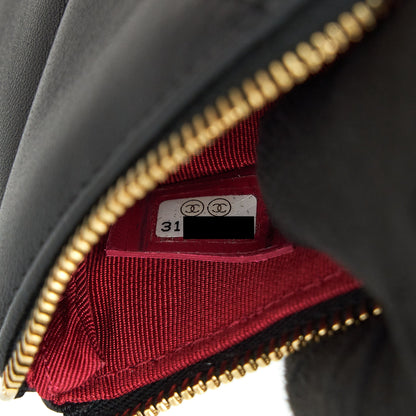 Chanel 19 Mini Pouch Lambskin Black