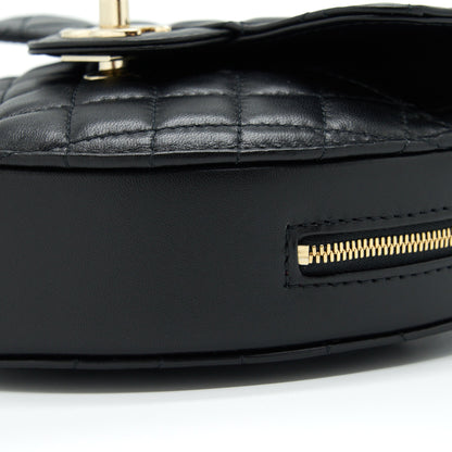Chanel 22S Heart Bag Lambskin Black L