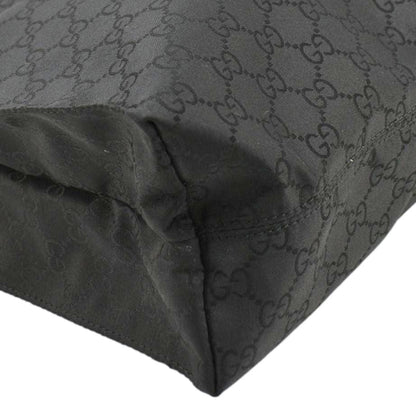 GUCCI GG Supreme Nylon Tote Bag Black 449178