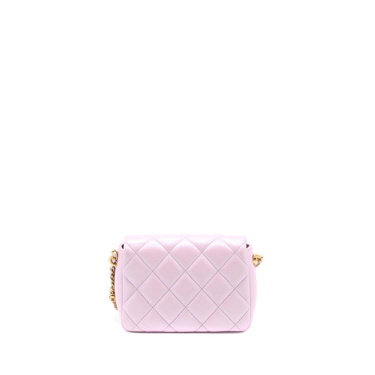 Chanel 21K My Perfect Mini Flap Bag Caviar Pink  (Microchip)