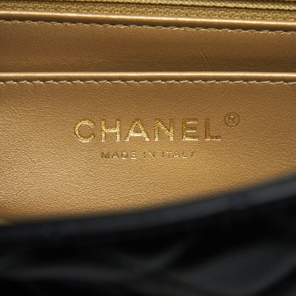 Chanel 22C pearl crush mini Rectangular Lambskin Black