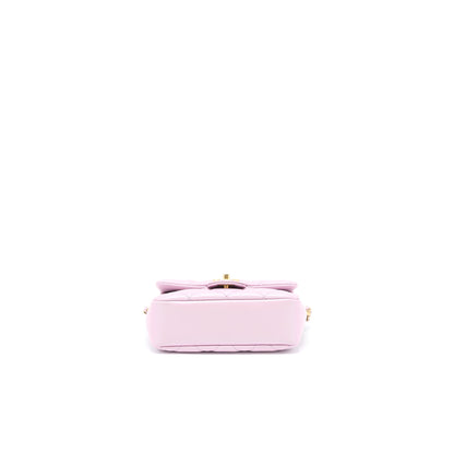 Chanel 21K My Perfect Mini Flap Bag Caviar Pink  (Microchip)