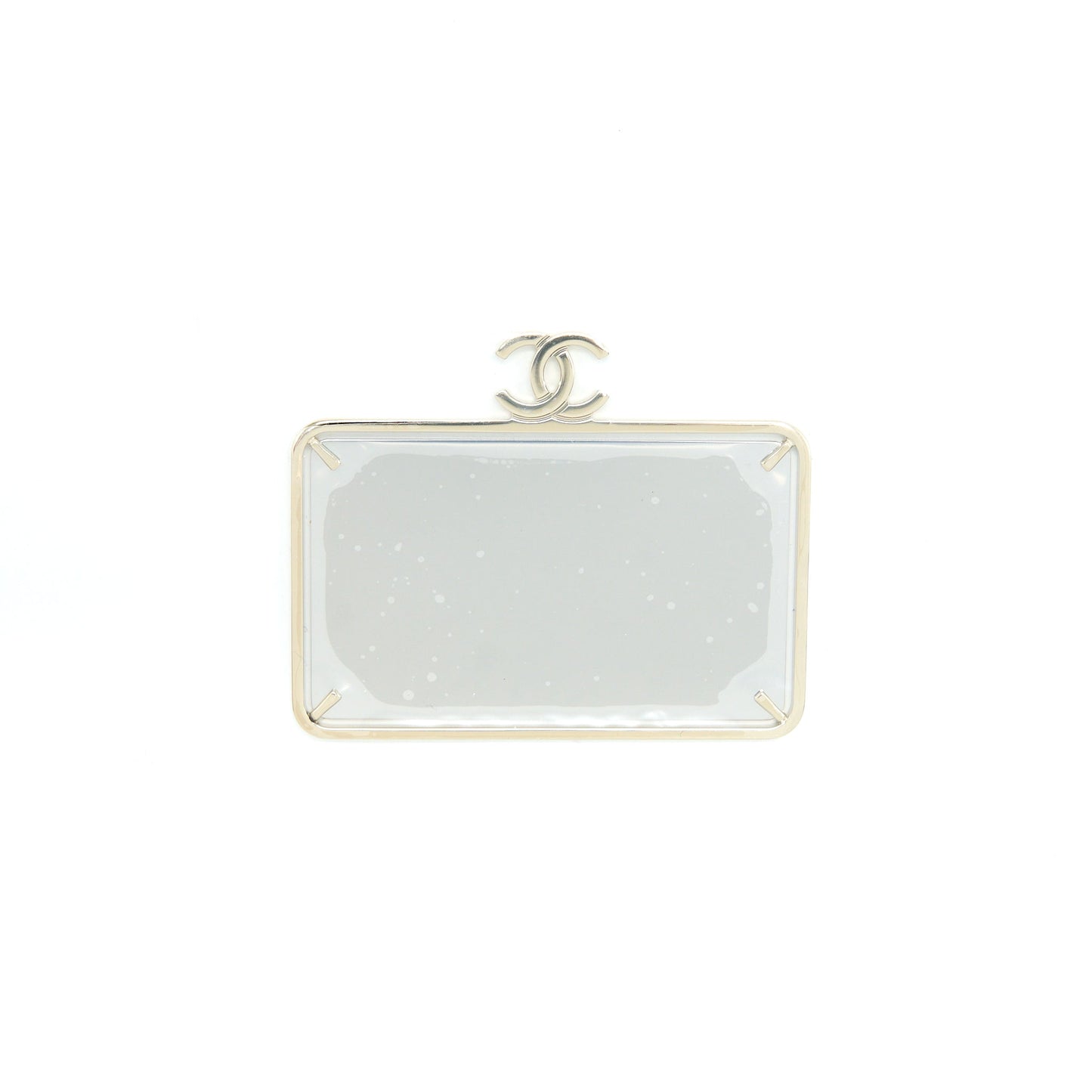 Chanel 22P Quilted Mini Box Vanity With Chain Lambskin White L