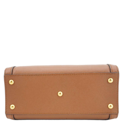 GUCCI Diana Bamboo Mini Leather Tote Bag Brown 655661