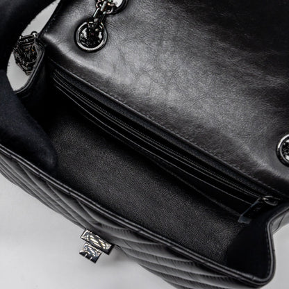 Chanel Mini 2.55 Reissue Flap Bag Chevron Calfskin So Black