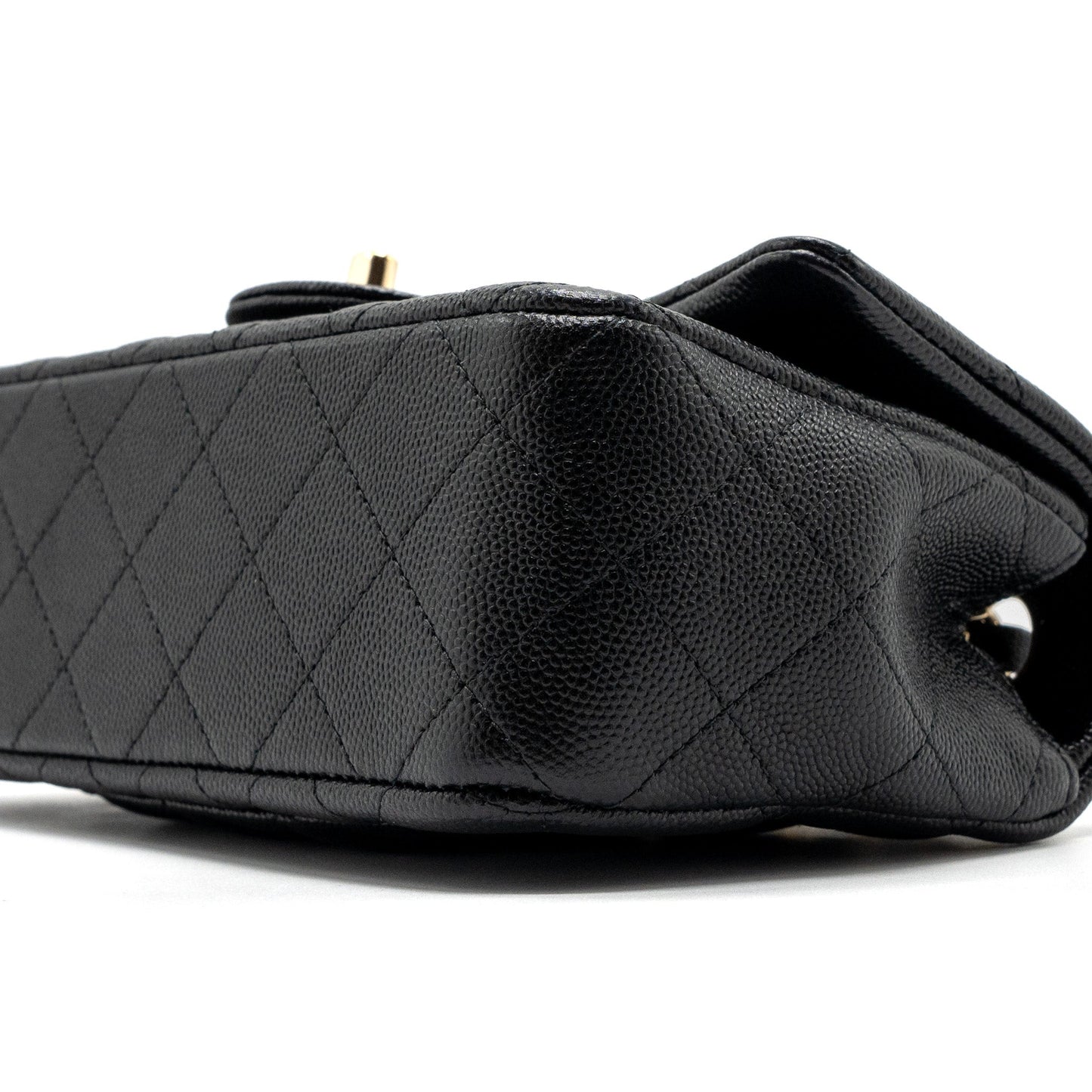 Chanel Classic Mini Rectangular Flap Bag Caviar Black