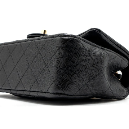 Chanel Classic Mini Rectangular Flap Bag Caviar Black