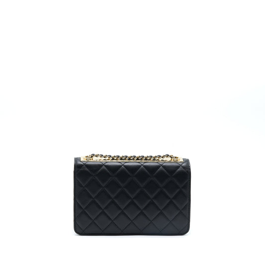 Chanel Trendy CC Wallet On Chain Lambskin Black