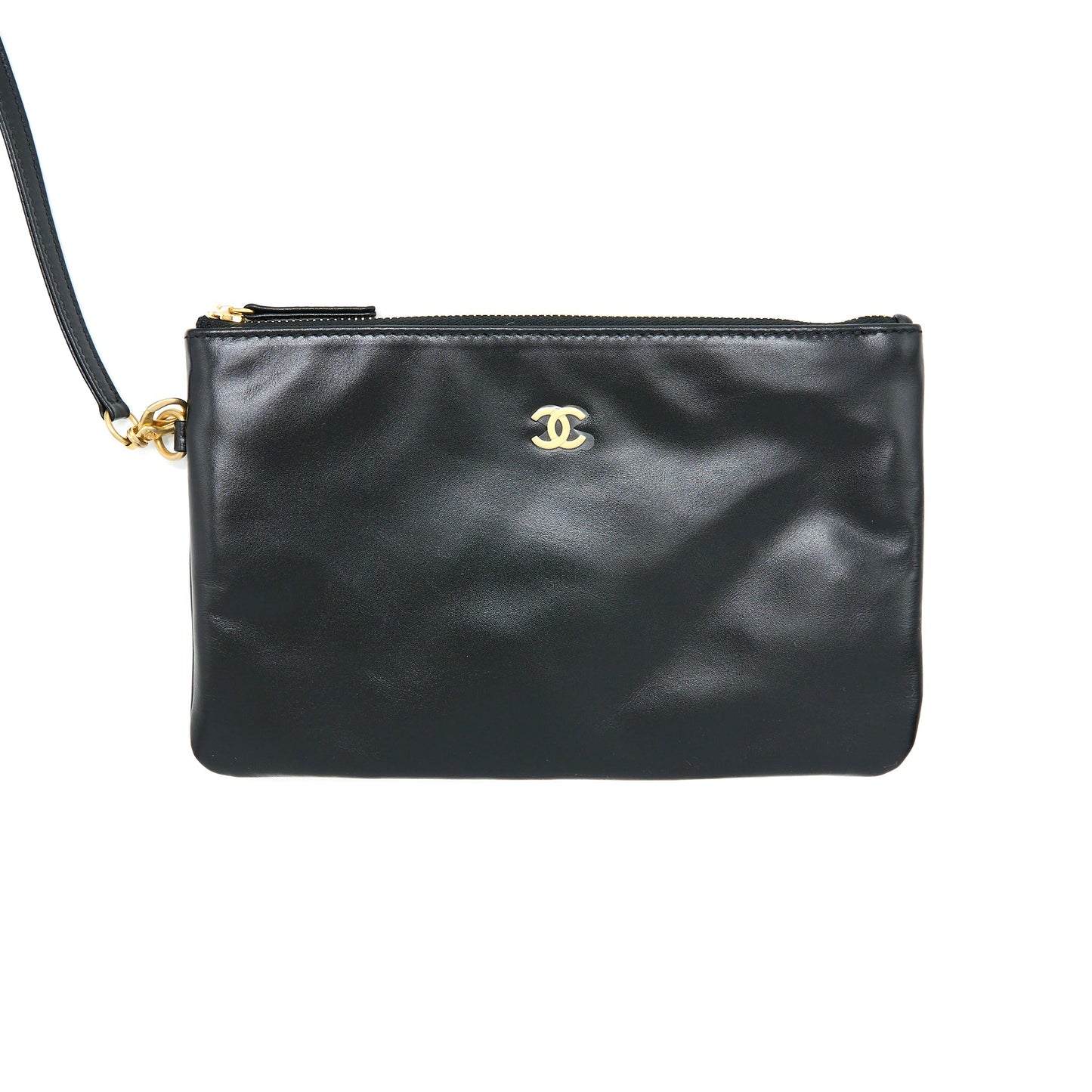 Chanel Medium 22 Bag Shiny Calfskin Black  (Microchip)
