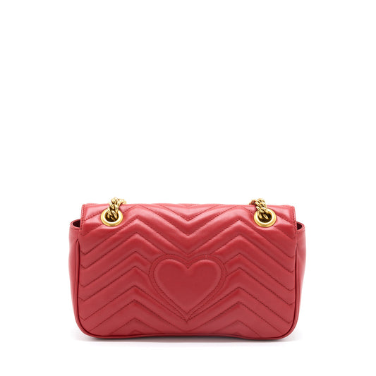 Gucci Small GG Marmont Bag Red