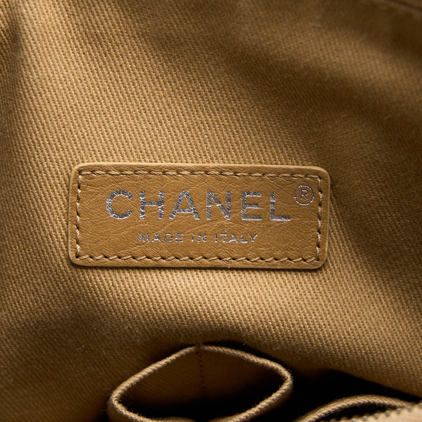 Chanel Bowling Bag Aged Calfskin Beige