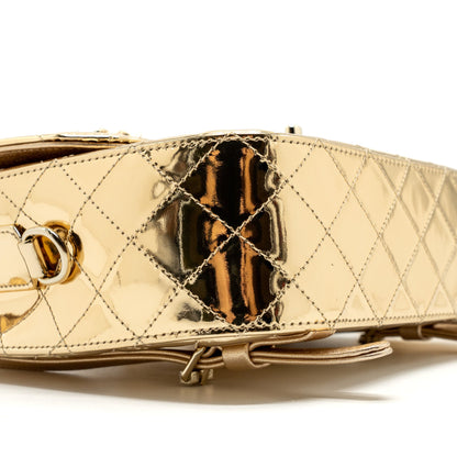 Chanel 24C backpack with star patent gold L (microchip)