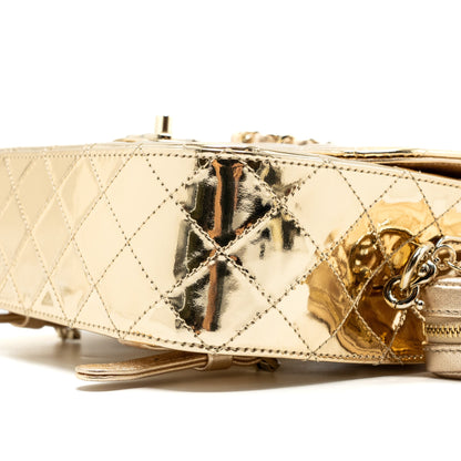 Chanel 24C backpack with star patent gold L (microchip)