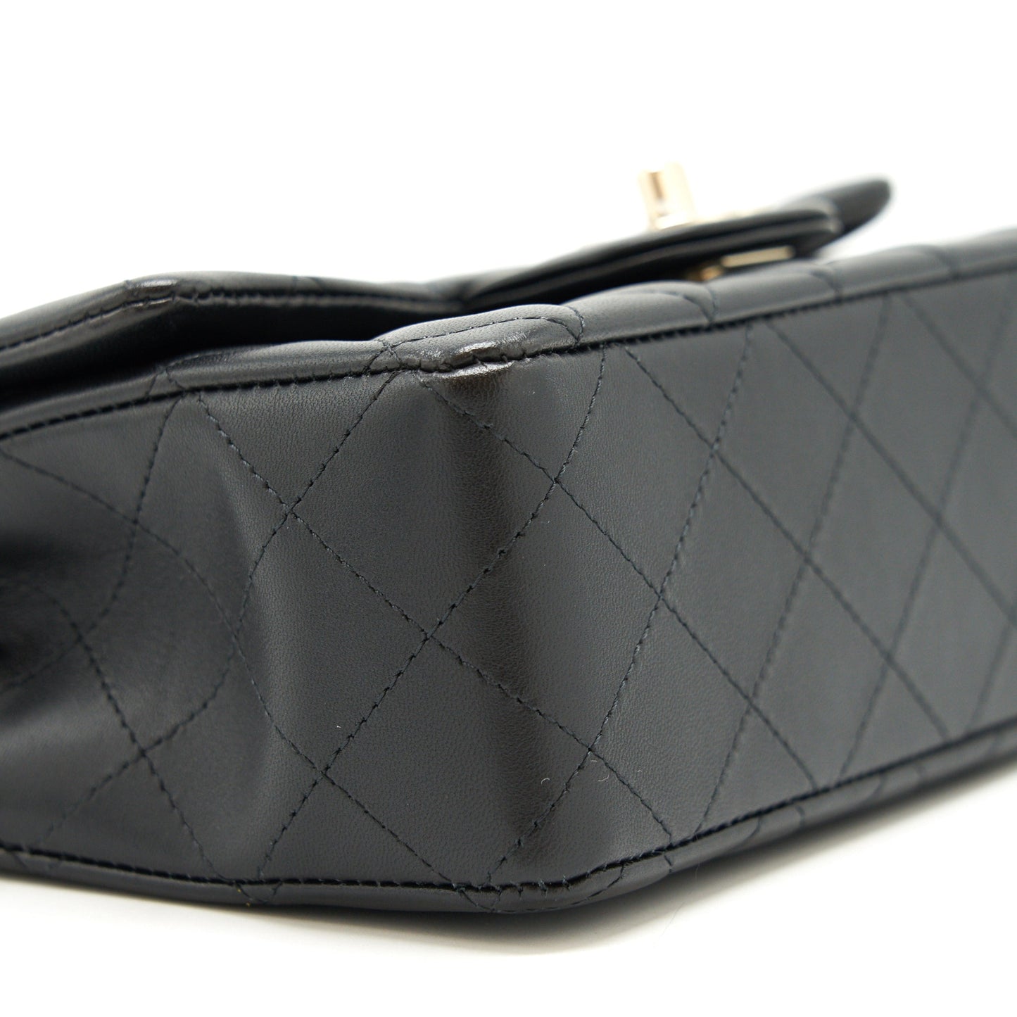 Chanel Mini rectangular flap Bag Lambskin Black L