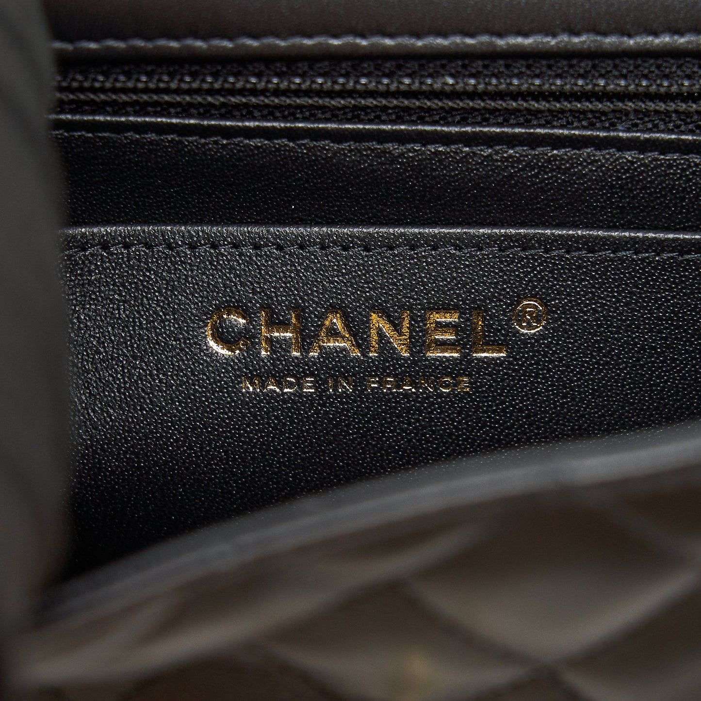 Chanel Mini rectangular flap Bag Lambskin Black L