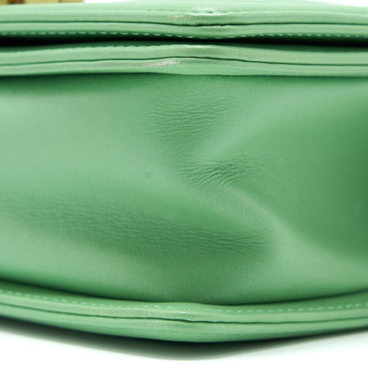 Chanel Small Boy Bag Calfskin Green