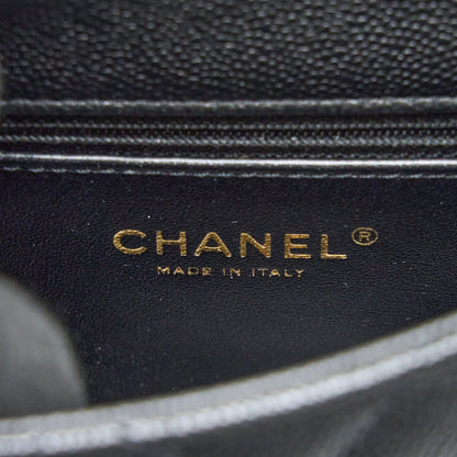 Chanel 23P Coco Love Flap Bag Caviar Black  (Microchip)