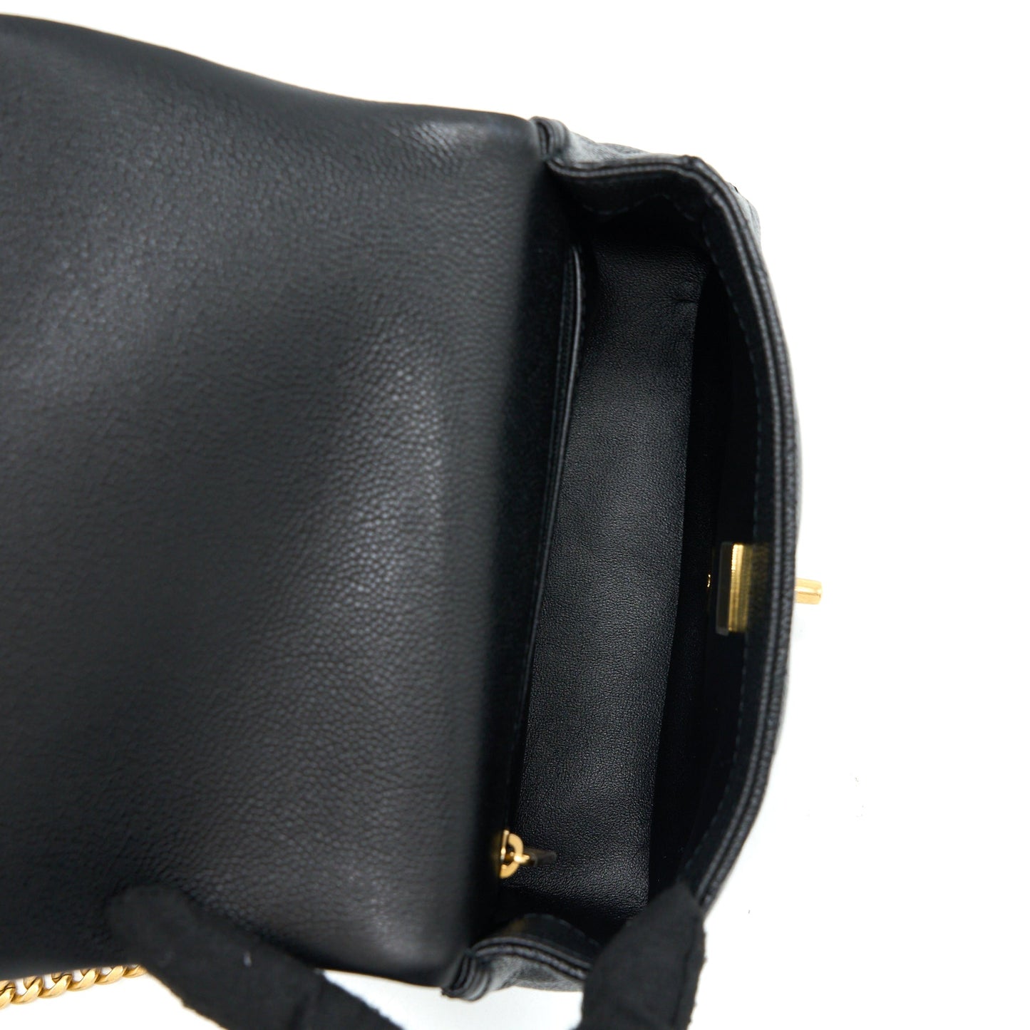 Chanel 23P Coco Love Flap Bag Caviar Black  (Microchip)