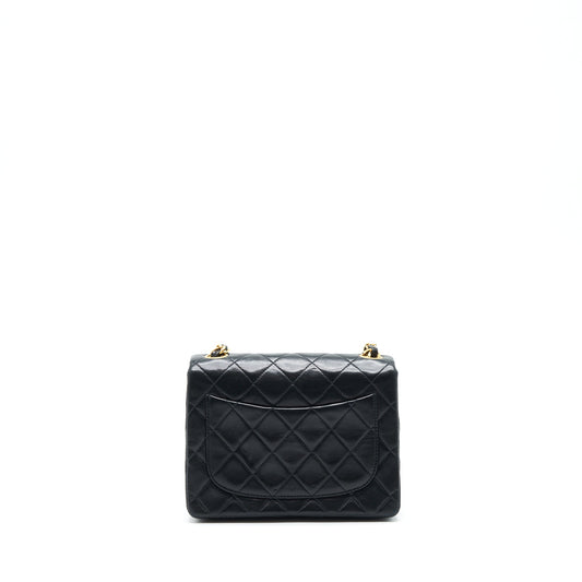Chanel Vintage Mini Square Flap Bag Lambskin Black