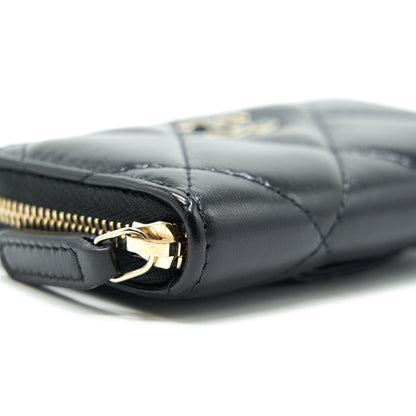 Chanel Zipped Coin Purse Bracelets in Shiny Lambskin
