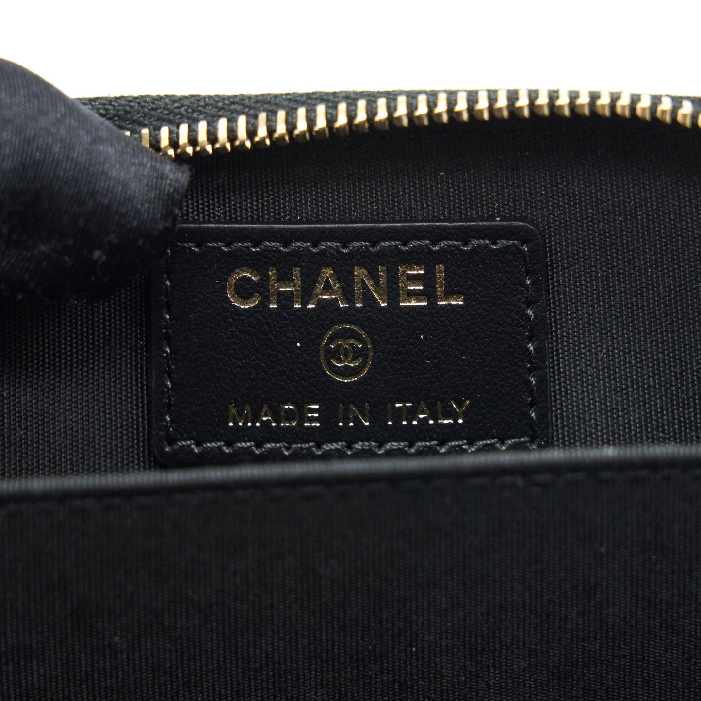 Chanel Zipped Coin Purse Bracelets in Shiny Lambskin
