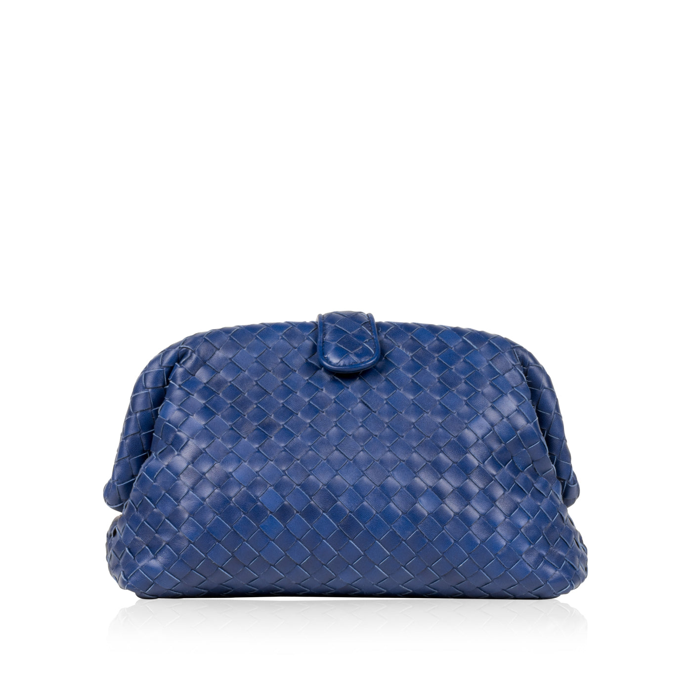 Bottega Veneta Blue Lauren Clutch