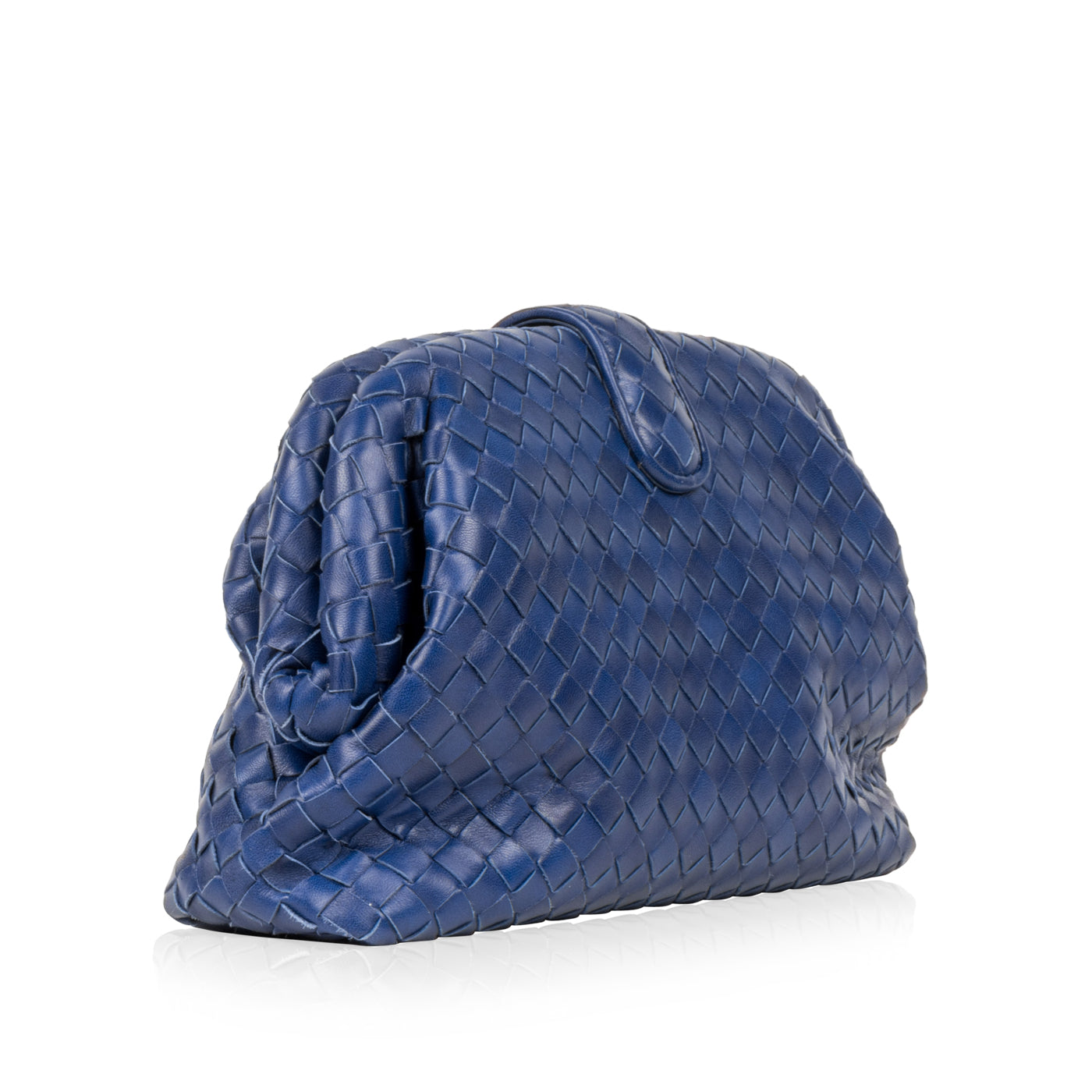 Bottega Veneta Blue Lauren Clutch