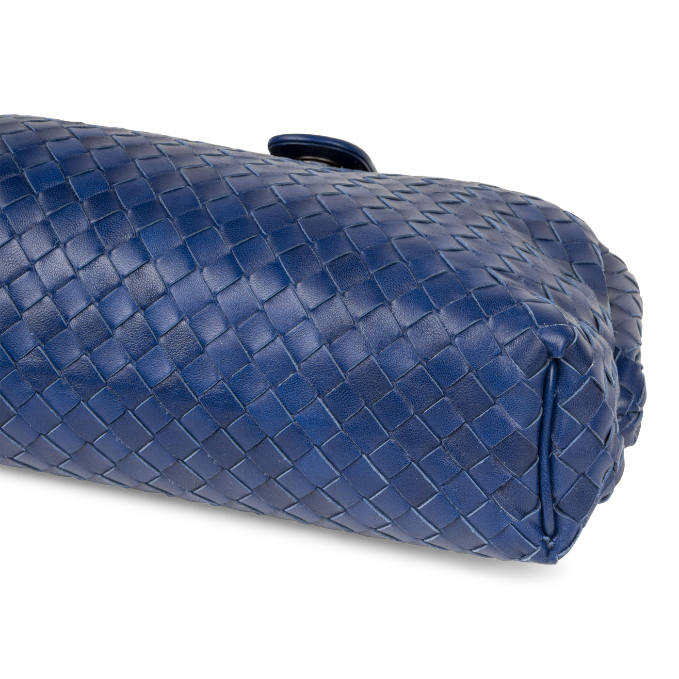 Bottega Veneta Blue Lauren Clutch